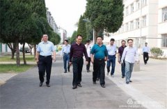 乐亭县领导到乐亭职校检查环保监测点工作