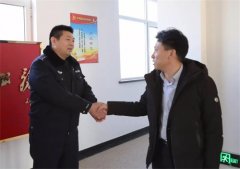 职教城到高尚堡边防派出所进行慰问