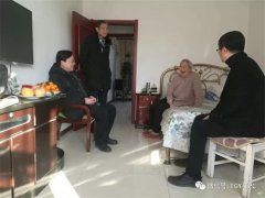 春节前夕，市教育局、唐工院领导走访慰问学院离退休干部、老党员、患病职工、劳动模范
