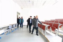 职教城公司董事长张伟强到职教城考察调研
