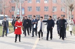 曹妃甸职业技术学院领导来乐亭职校参观学习