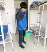 曹职院机电工程学院开展春季疾病预防卫生消毒工作