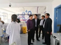 唐山市卫健委副主任任禾一行莅临曹职院考察指导国家医师资格考试实践技能考试基地筹备工作