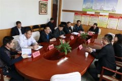 北京瑛博航空服务有限公司领导来乐亭职校洽谈合作办学