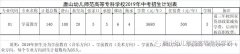 唐山幼儿师范高等专科学校2019年招生计划出炉了