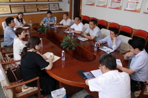 天津博迈科海洋工程股份有限公司领导来乐亭职校洽谈合作