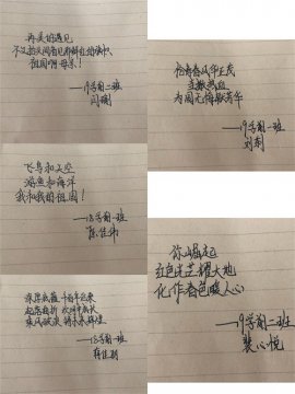 乐亭职校学子以青春之我献礼青春之中国