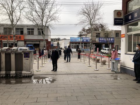 疫情防控应急演练——路南职校抗“疫”进行时
