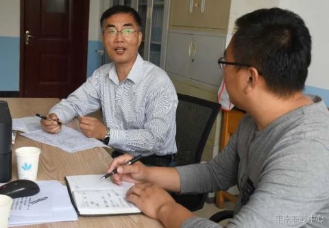 丰南职教中心教务处领导到丰南农中进行教学帮扶对接