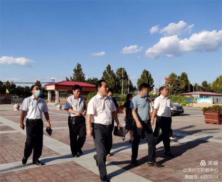 市局领导来滦州市职教中心督导检查秋冬季疫情防控工作