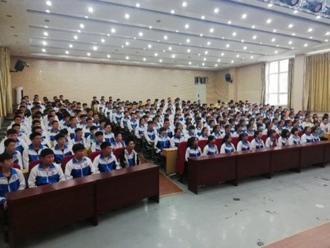 学抗疫精神，树人生目标——玉田职教中心举行“学抗疫精神，树人生目标”学生入学教育大会