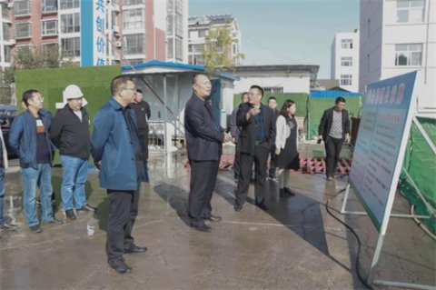 陈亮县长一行来乐亭职校视察产教融合实训基地项目