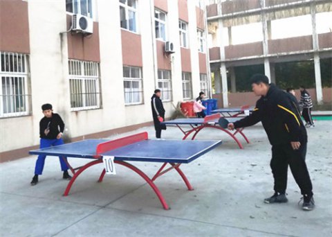 玉田职教中心举办学生乒乓球比赛