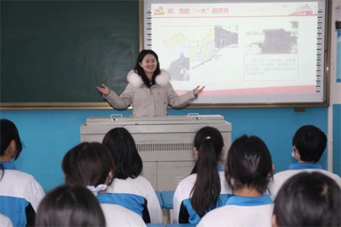 玉田职教中心：党史学起来，校园热起来