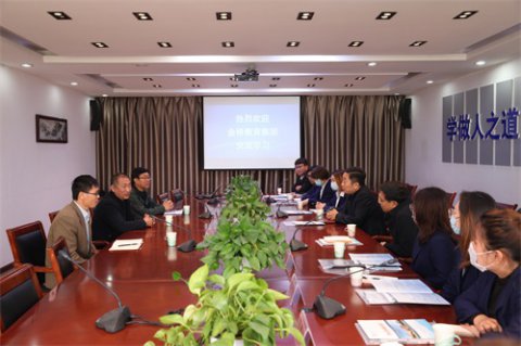 唐山市金桥中专来玉田职教中心参观交流