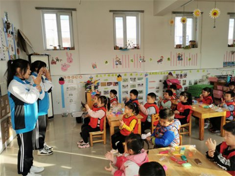 校园帮扶，青春与纯真绽放爱的光芒 ——玉田职教中心对接散水头中心幼儿园帮扶计划正式实施