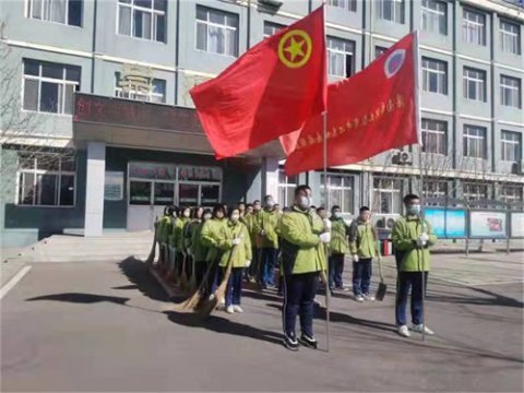 滦南县职业教育中心开展文明实践志愿服务活动