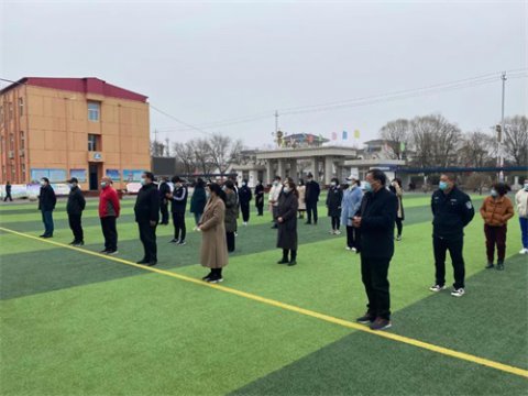 乐亭职校举行疫情防控应急演练