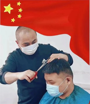 暖心！校园封闭式管理，迁安职教中心党员教师“跨界”当起理发师