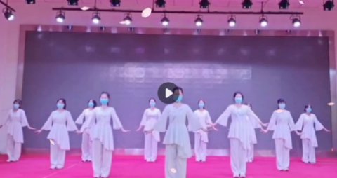 同心战“疫” “艺”起加油----滦州市卫校组织学生共舞抗“疫”旋律主题活动
