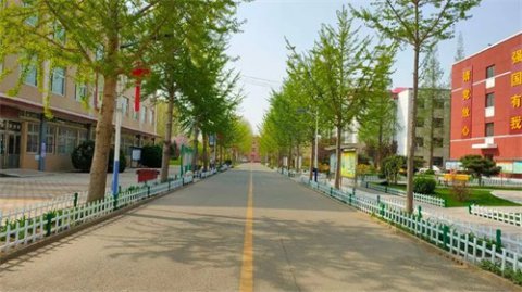 乐亭职校：校园，那条路