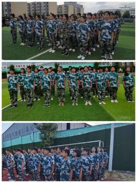 乐亭职校：经济贸易系军训纪实