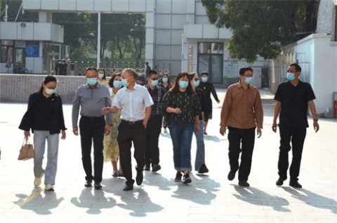 省督导组到唐山一职专检查安全防疫工作