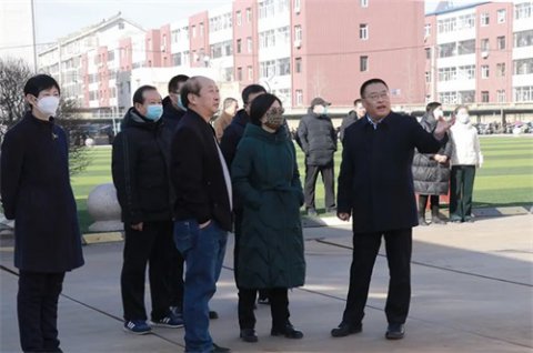 省总工会领导来乐亭职校考察调研