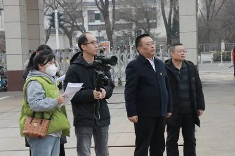 长城网记者到乐亭职校进行专题采访