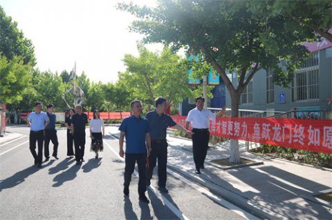 唐山市委组织部全面创A查核组到滦南职教中心进行实地查核