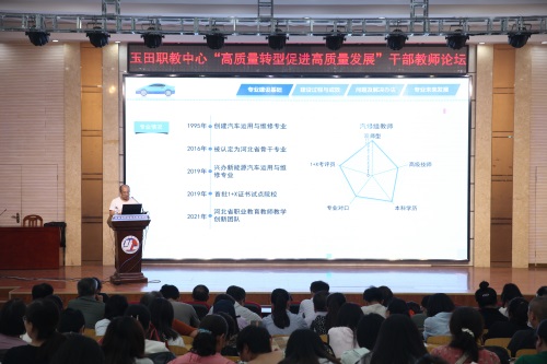 高质量转型促进高质量发展 ——玉田职教中心举行“高质量转型促进高质量发展”干部教师论坛