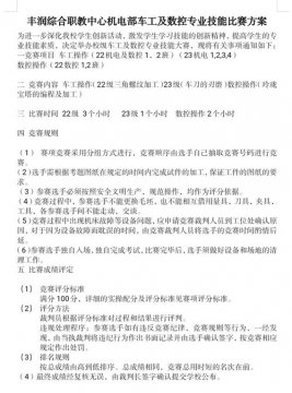 弘扬工匠精神 展现技能风采 ——丰润职教中心机电技术部学生系列技能竞赛车工赛项圆满结束