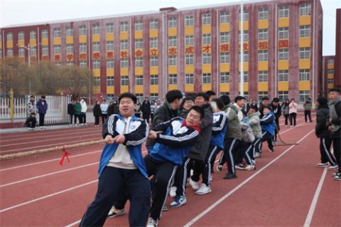 玉田职教中心：阳光体育燃爆冬季校园
