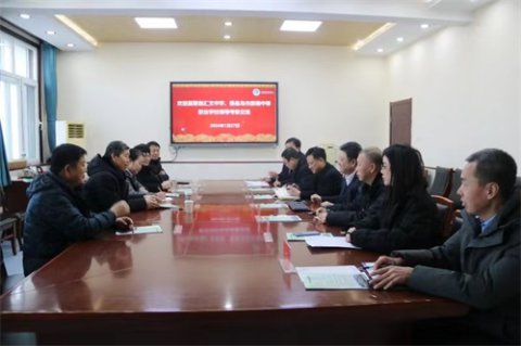滦南职教中心：昌黎县汇文中学、崇德职业学校领导来校考察交流