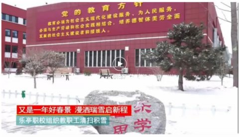 【大美乐职】又是一年好春景 漫洒瑞雪启新程