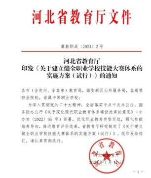 师生同赛拼技艺 匠心筑梦竞出彩——曹妃甸区职教中心（高级技校）师生在河北省技能大赛中获师生同赛二等奖