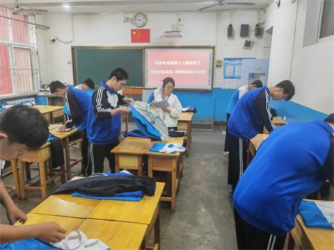 玉田职教中心：衣物收纳决赛火热开启