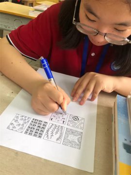 【路南职校】2024平面设计班平面构成基础作业课堂随拍展示！