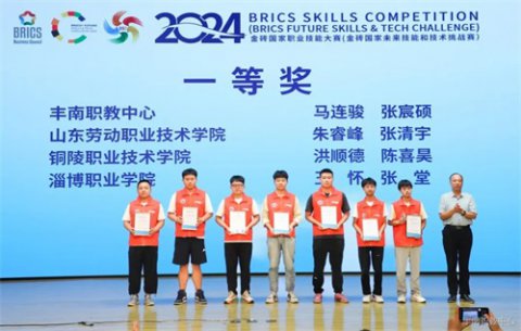 巅峰对决，逐梦潮头 ——丰南职教中心学生团队在2024金砖国家职业技能大赛中斩获魁首