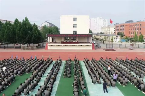 【军训集结号】乐亭职校召开2024级新生军训动员大会