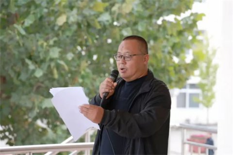 乐亭职校举行秋季跑操比赛