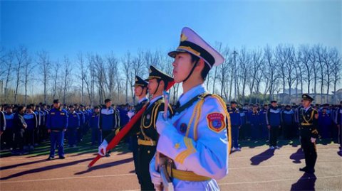 玉田职教中心：我们的国旗班换新装啦！