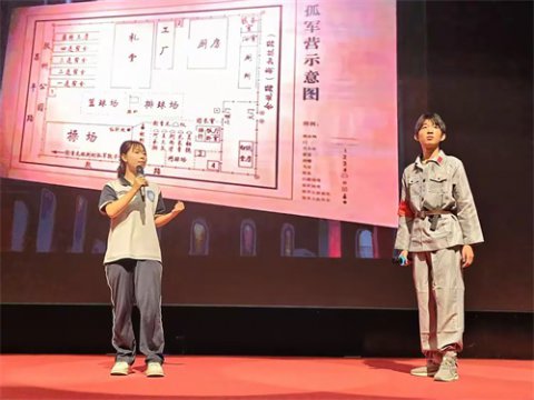 重温抗战烽火  共筑爱国之魂——丰润职教中心纪念中国人民抗日战争暨世界反法西斯战争胜利80周年抗日战争经典战役情境讲述会