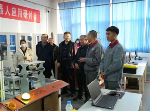 内蒙古宁城县职业教育考察团莅临玉田职教中心学习交流