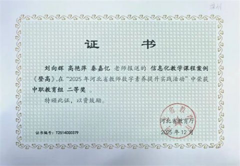 喜报｜匠心耕耘结硕果 捷报频传耀芳华——滦州市职教中心教师在各级教学赛事中屡获殊荣