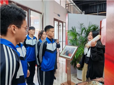 玉田职教中心开展团员青年学习“贾潮江”事迹主题活动