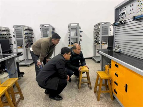 滦南职教中心机电部开展实训室安全隐患排查