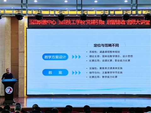 从理念到实操，玉田职教中心名师讲座为教师备赛与日常教学绘就＂施工蓝图＂